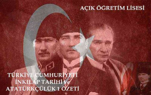 AÖL Atatürk İlkeleri ve İnkılap Tarihi 1 Kitabı